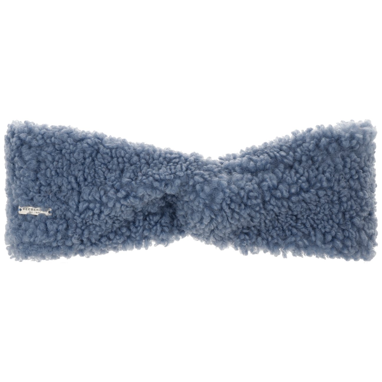 Seeberger Women's Blue Teddy Fur Headband By