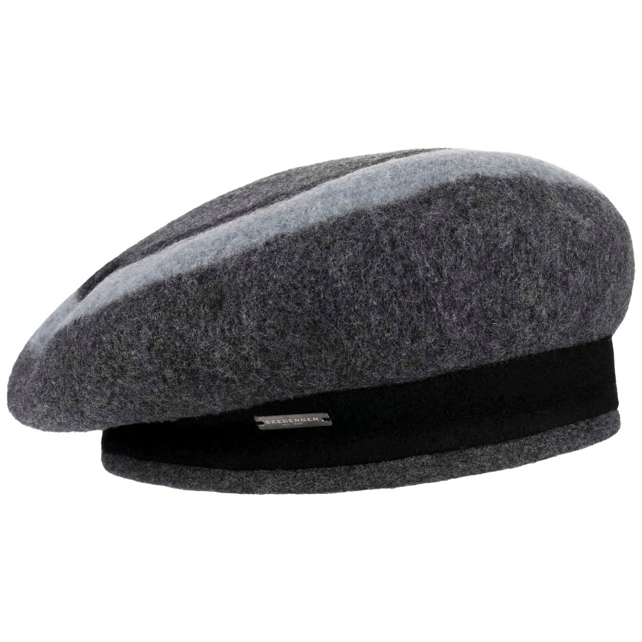 Seeberger Women's Anthracite Valoria Wool Beret By