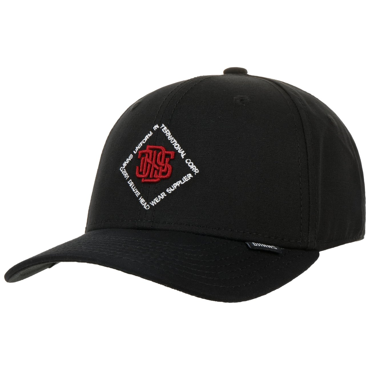 Djinns Men's Black 6P Truefit 2.0 Classic New Diamond Cap By