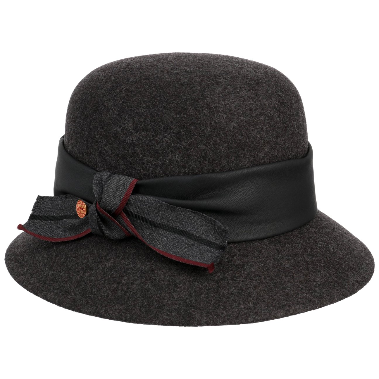 Mayser Women's Anthracite Susanne Wool Hat By