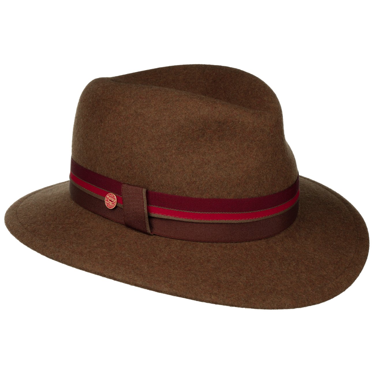 Mayser Women's Brown Nane Wool Felt Hat By