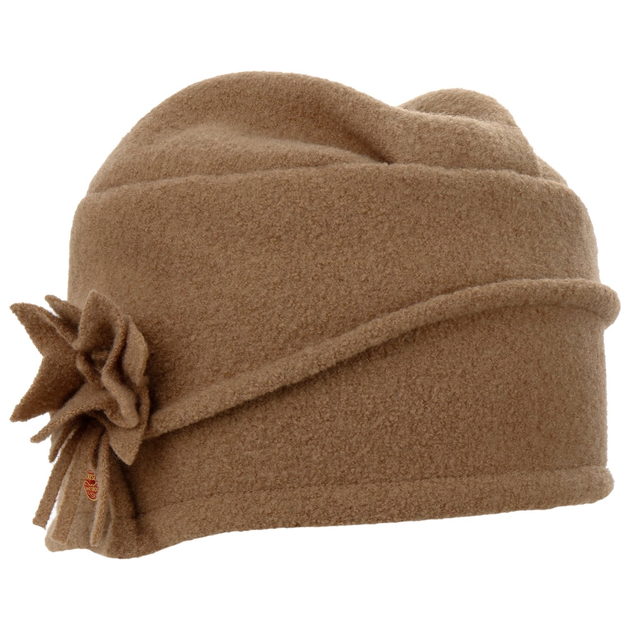 Mayser Women's Camel Chelsea Milled Wool Hat By