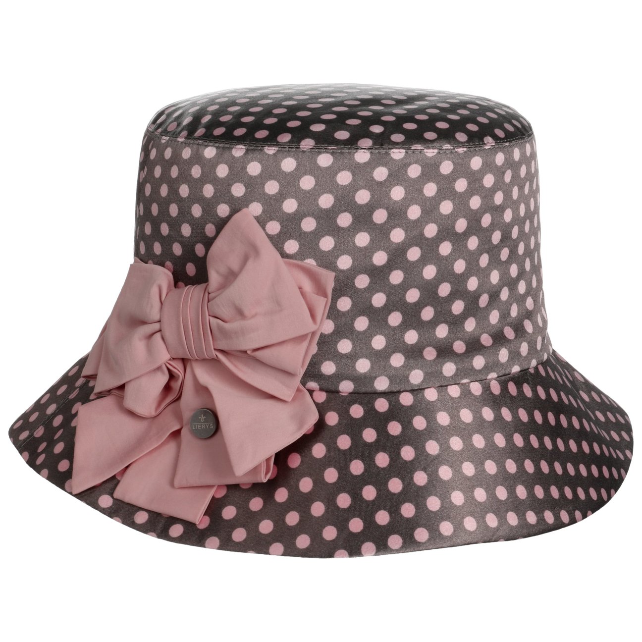 Lierys Women's Grey Dots Bucket Cloth Hat By