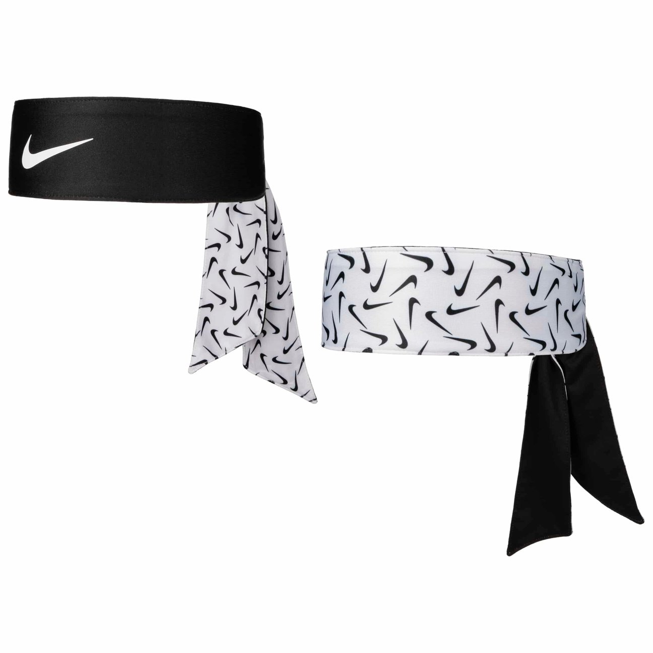 Nike Women's White-Black Dri-Fit 4.0 Reversible Headband By