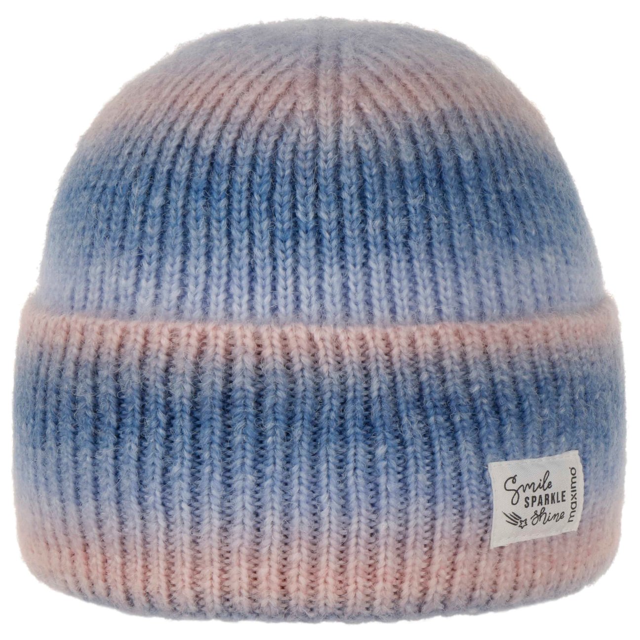 Maximo Blue Smile Sparkle Shine Kids Beanie Hat By