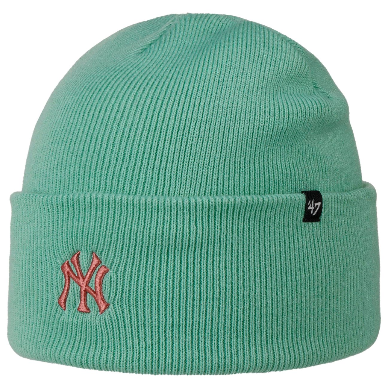 47 Brand Men's Mint Green Mlb Yankees Base Runner Beanie Hat By