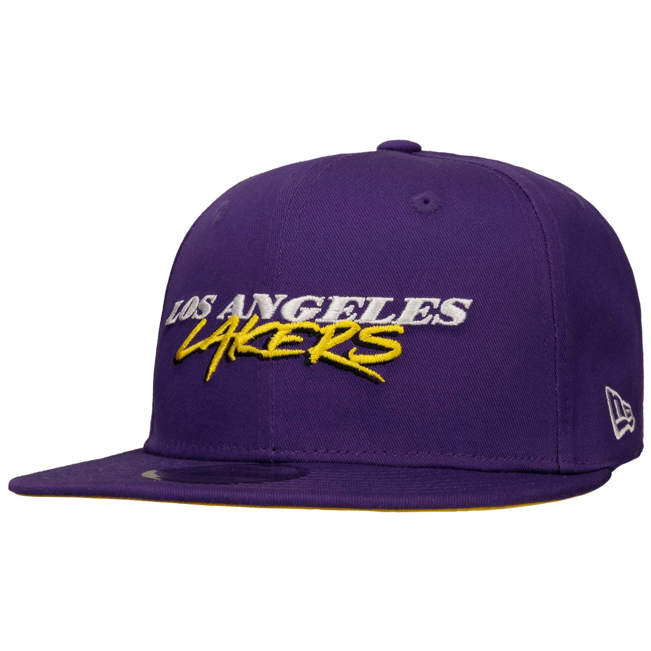 New Era Men's Purple 9Fifty Nba Script Team Lakers Cap By