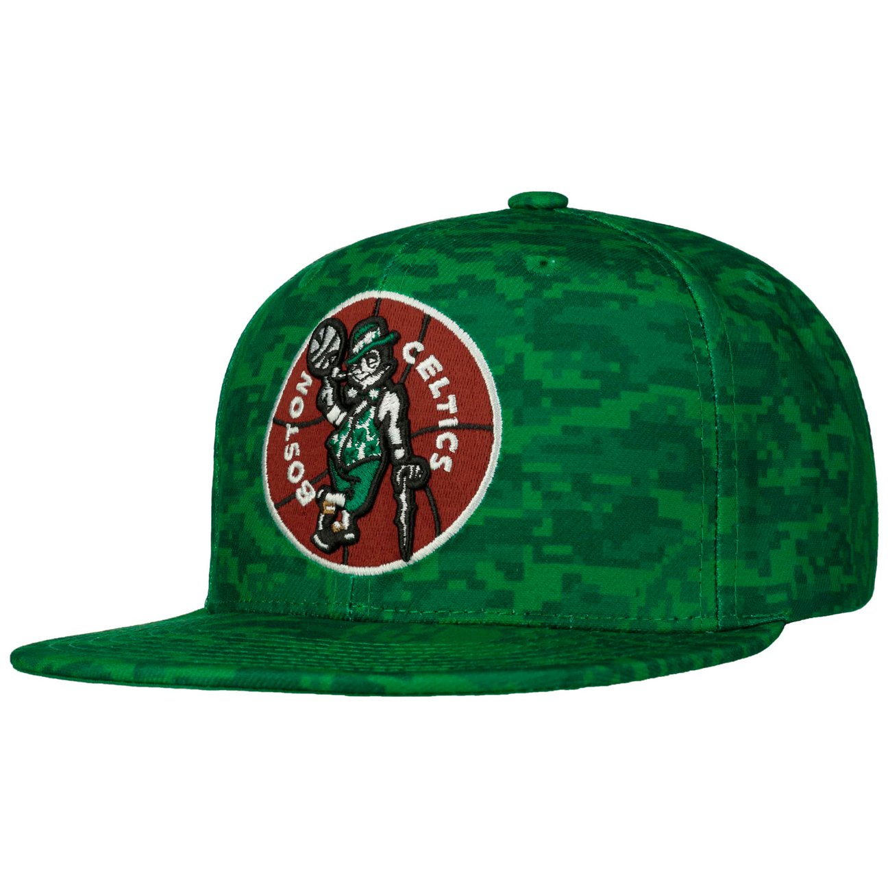 Mitchell & Ness Men's Green Team Digi Celtics Cap By