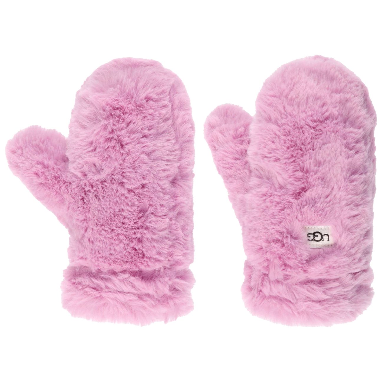 Ugg Rose Faux Fur Kids Mittens By