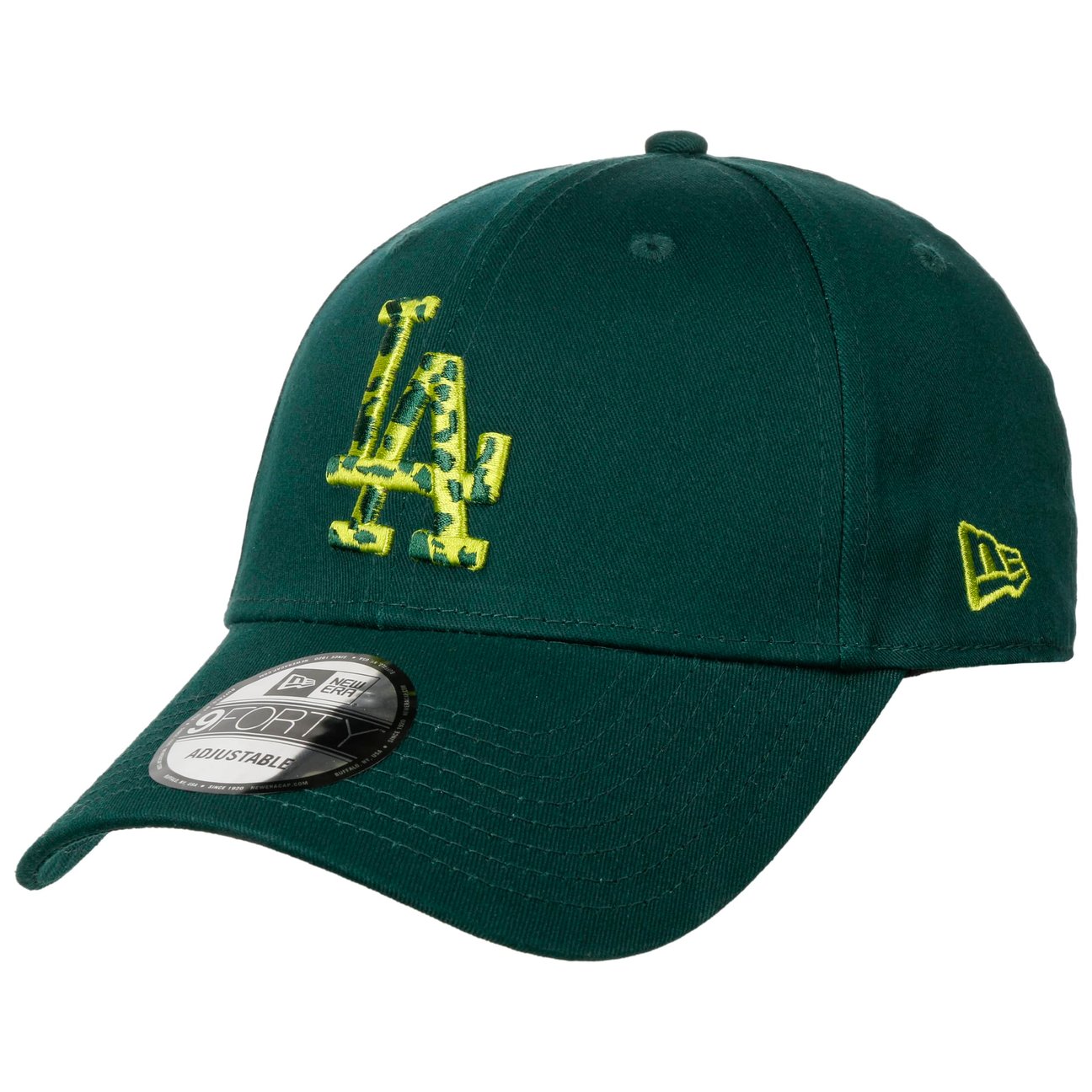 New Era Men's Dark Green 9Forty Season Infill Dodgers Cap By