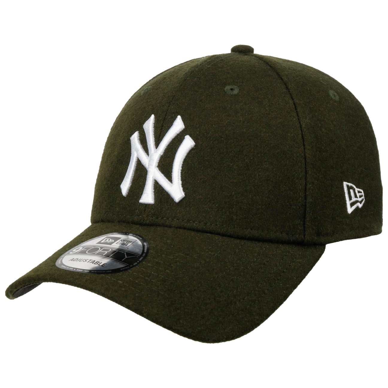 New Era Men's Dark Green 9Forty Melton The League Yankees Cap By