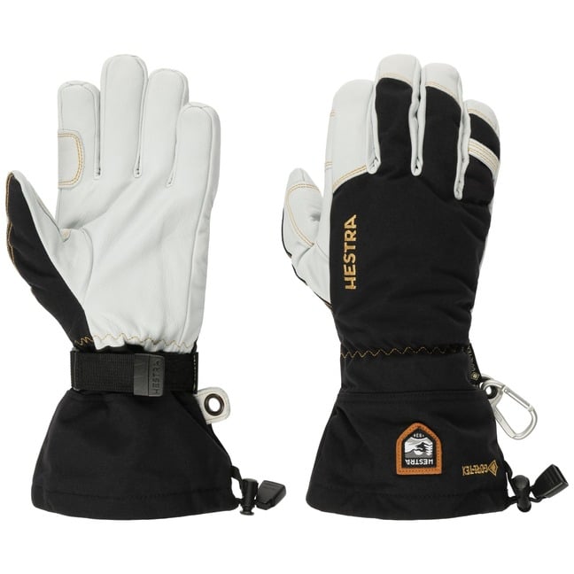 Alpine Pro Army 5-Finger Leather Gloves by Hestra - £150.95