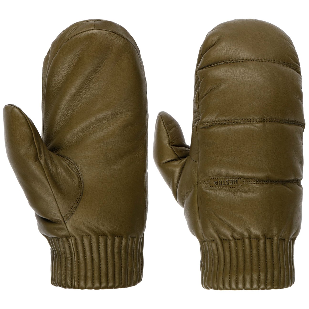 Hestra Women's Olive Valdres Mittens By