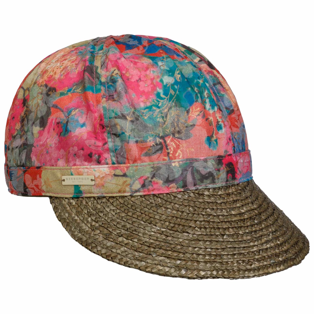 Seeberger Women's Olive Viasela Straw Cap By