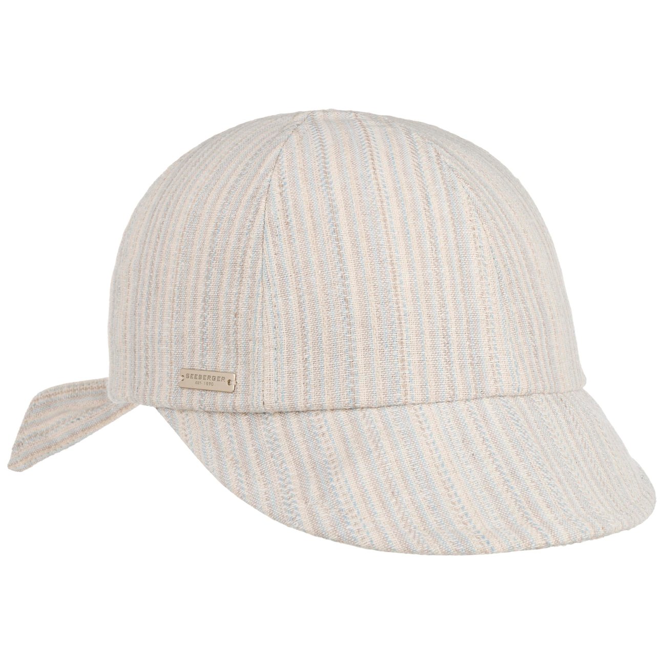 Seeberger Unisex Light Blue Fine Stripes Women´S Cap By