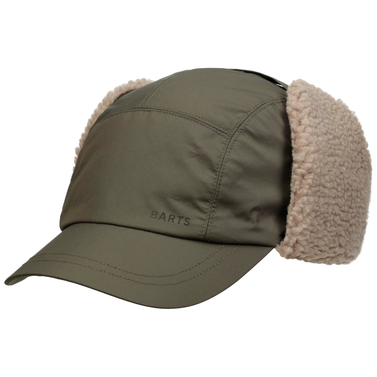 Barts Men's Olive Boise Cap With Ear Flaps By