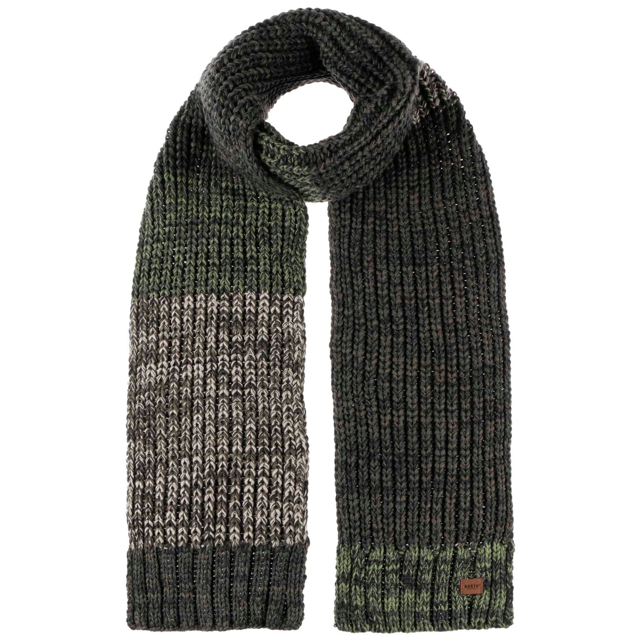 Barts Men's Green Akotan Knit Scarf By