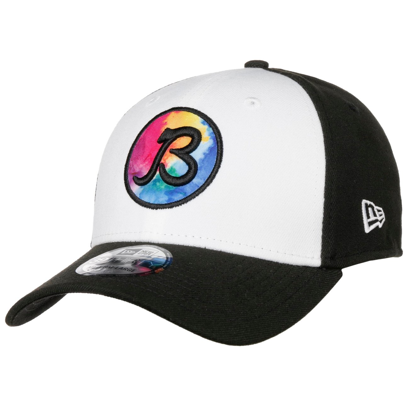 New Era Men's White-Black 39Thirty Nfl Cc Logo Bears Cap By