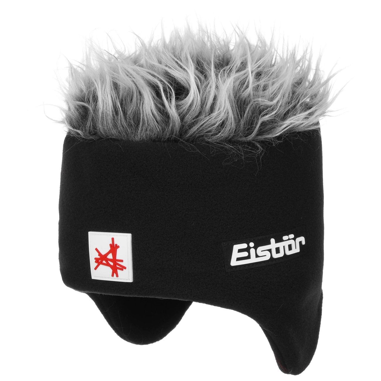 Eisbär Men's Black Cocker Skipool Fleece Beanie By