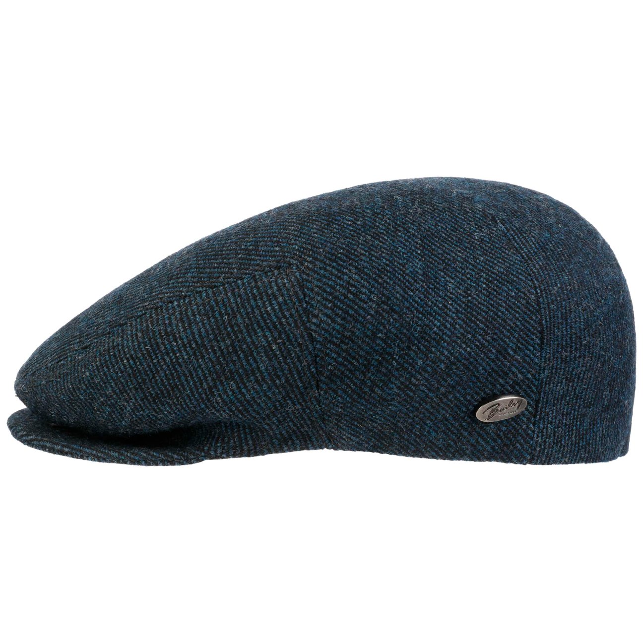 Bailey 1922 Blue Lord Wool Twill Flat Cap By