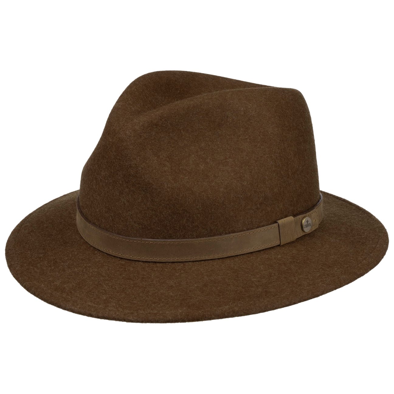 Lierys Women's Brown Tendamo Traveller Wool Hat By