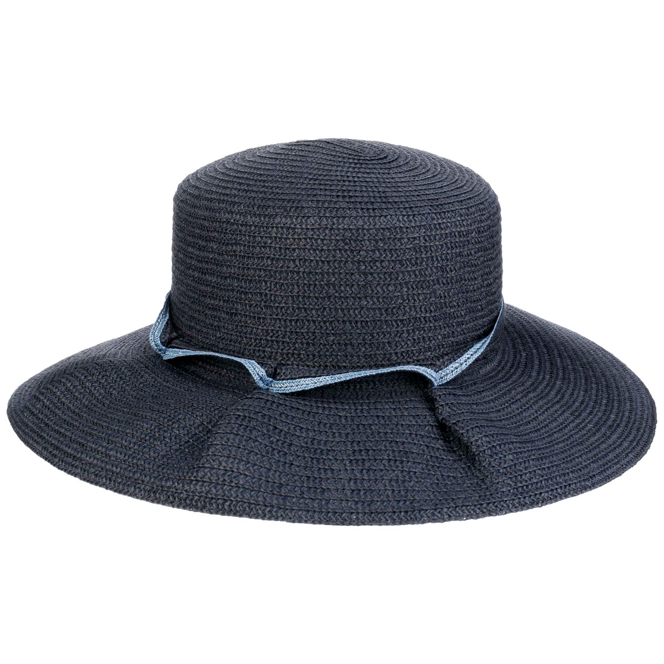 Mayser Women's Navy Noreen Straw Hat By