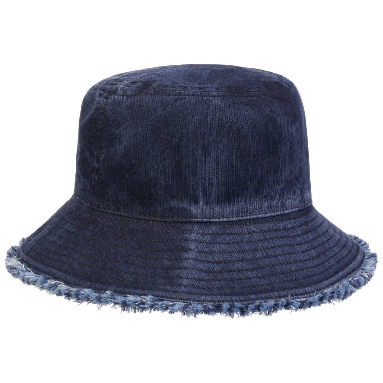 Mayser Women's Navy Fil Bucket Hat With Fringes By