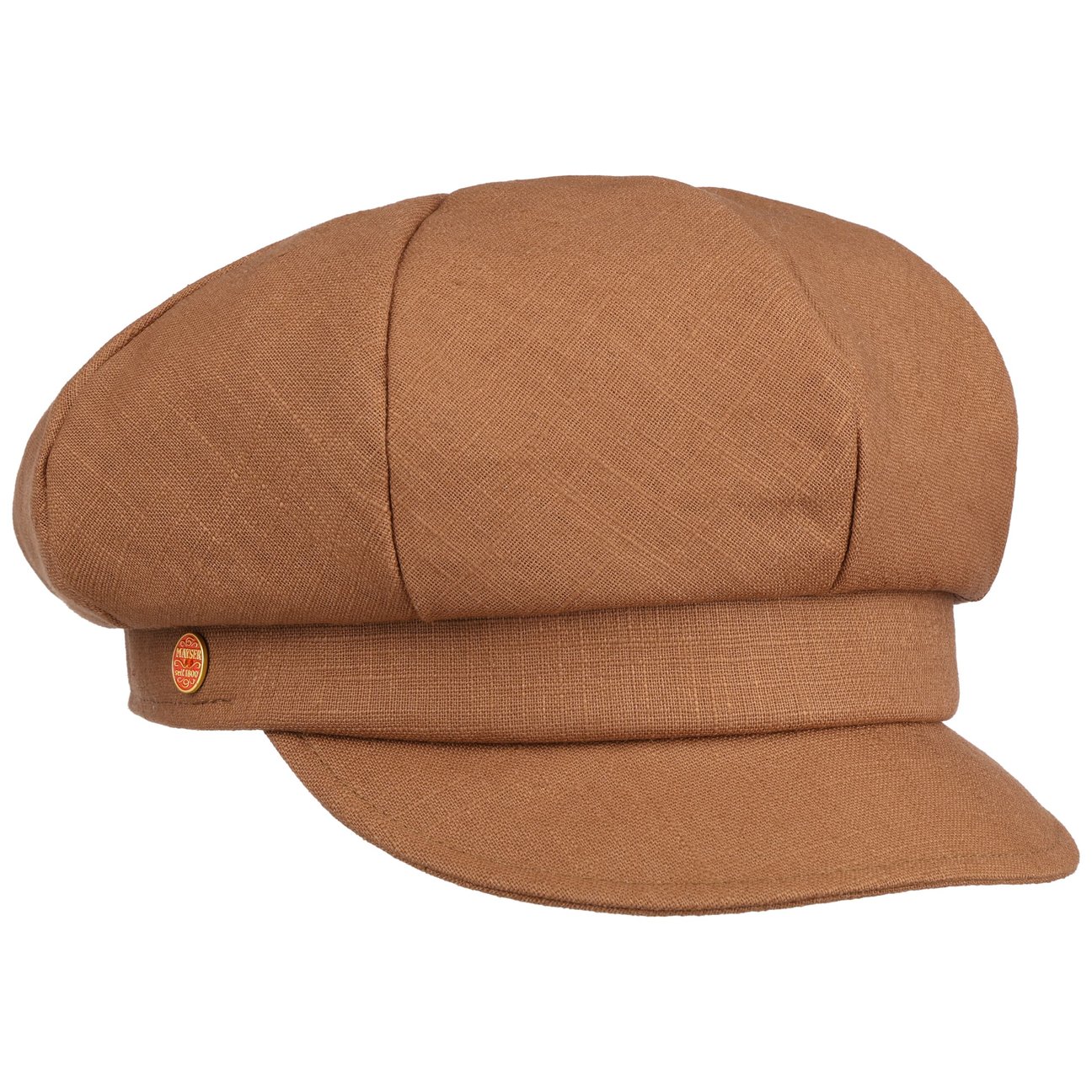 Mayser Girls Brown Antje Light Newsboy Cap By