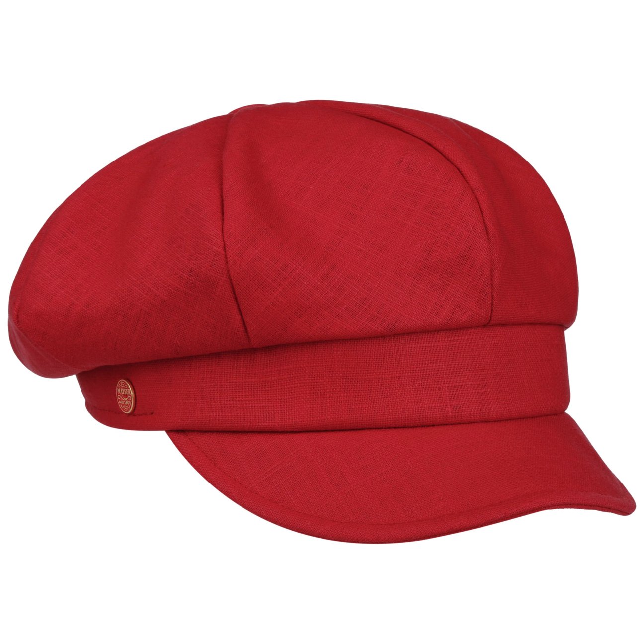 Mayser Girls Red Antje Light Newsboy Cap By