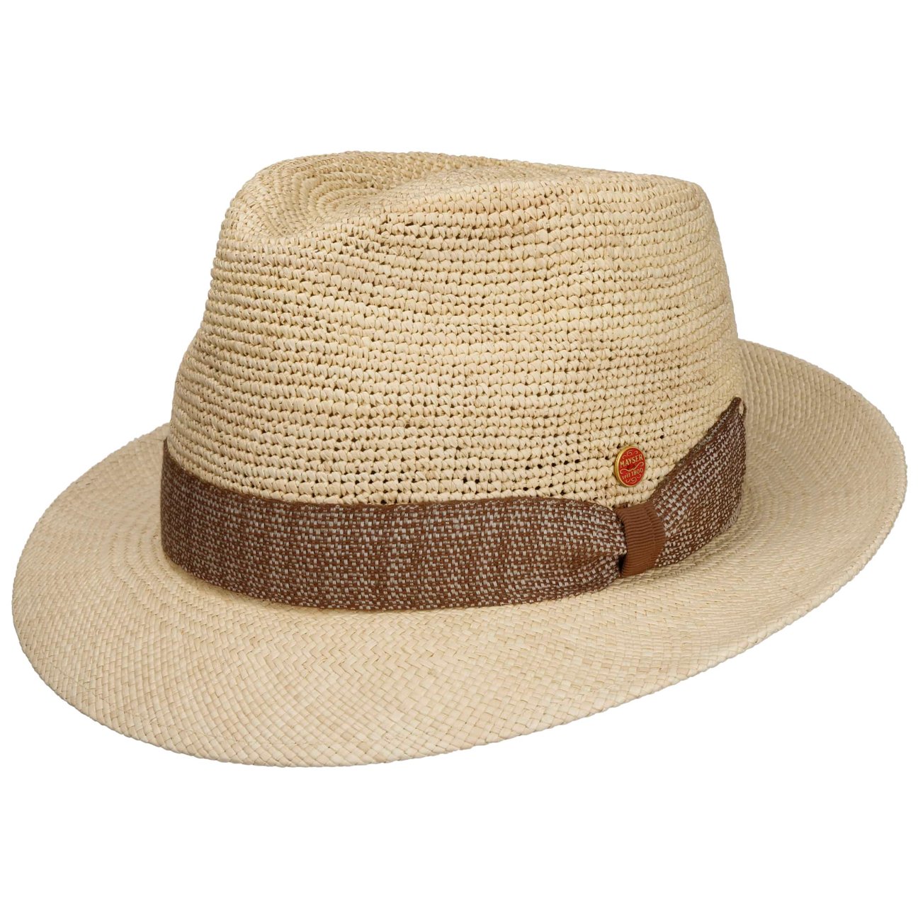 Mayser Women's Nature Manuel Crochet Trilby Panama Hat By