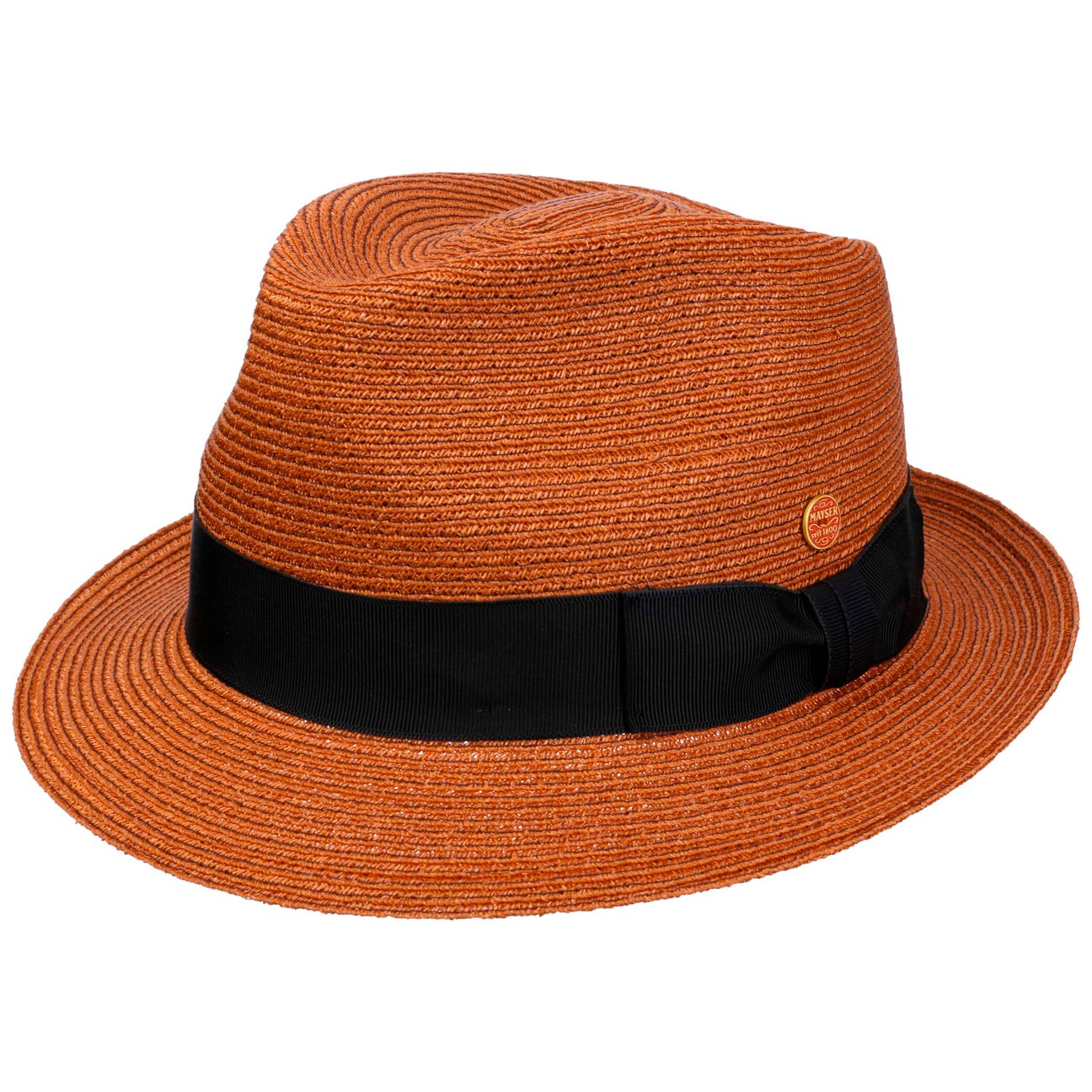 Mayser Women's Rust Maleo Trilby Hemp Hat By