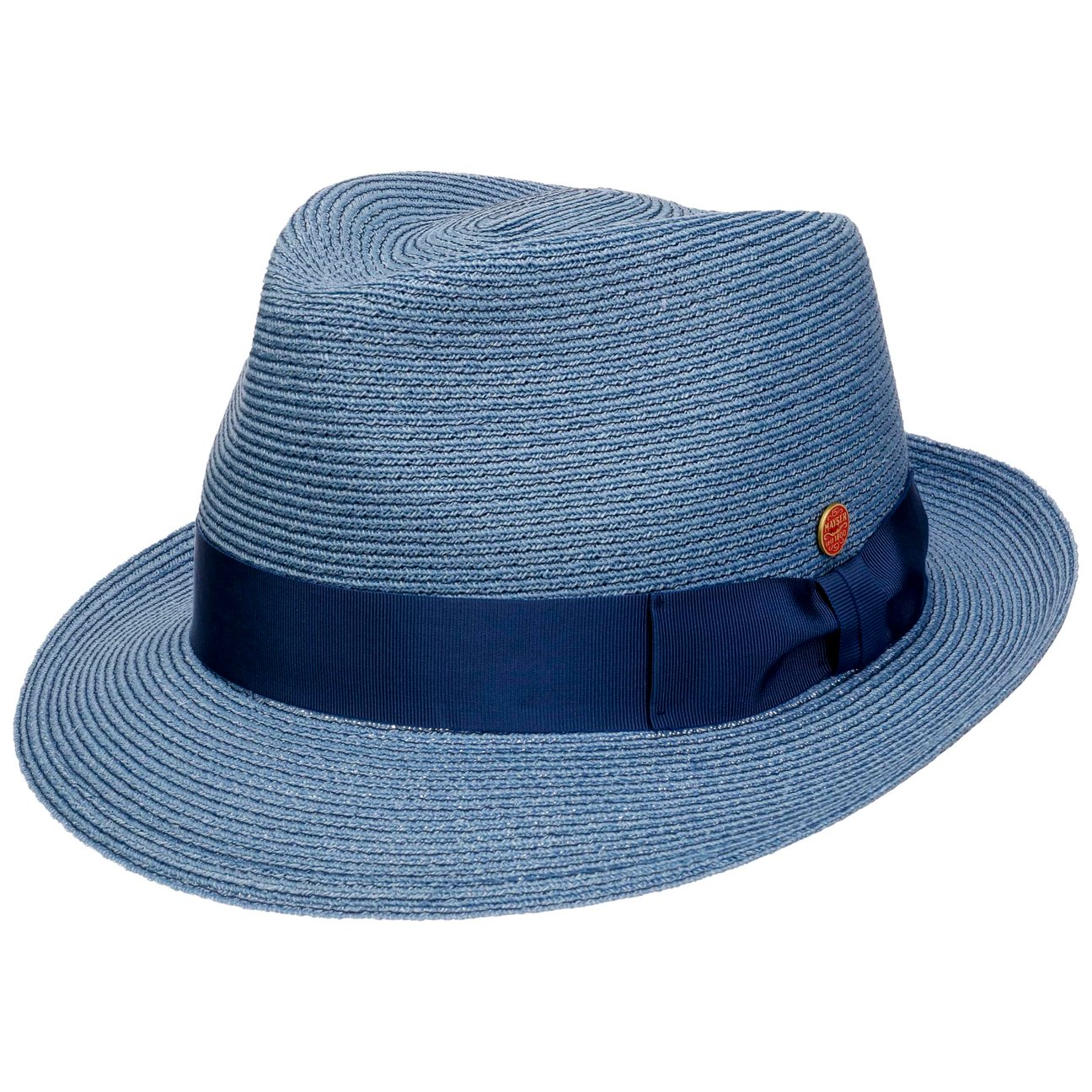 Mayser Women's Blue Maleo Trilby Hemp Hat By