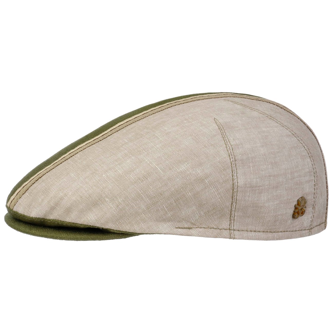 Mayser Green Philipp Linen Flat Cap Zechbauer By