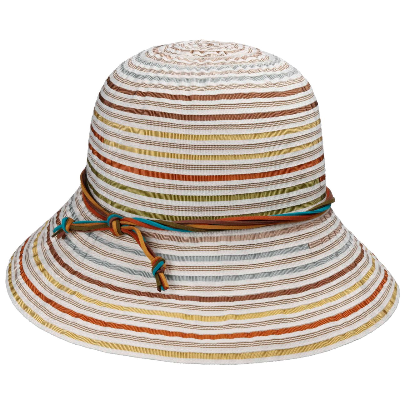 Bedacht Women's Mixed Colours Liovella Multicolour Cloth Hat By