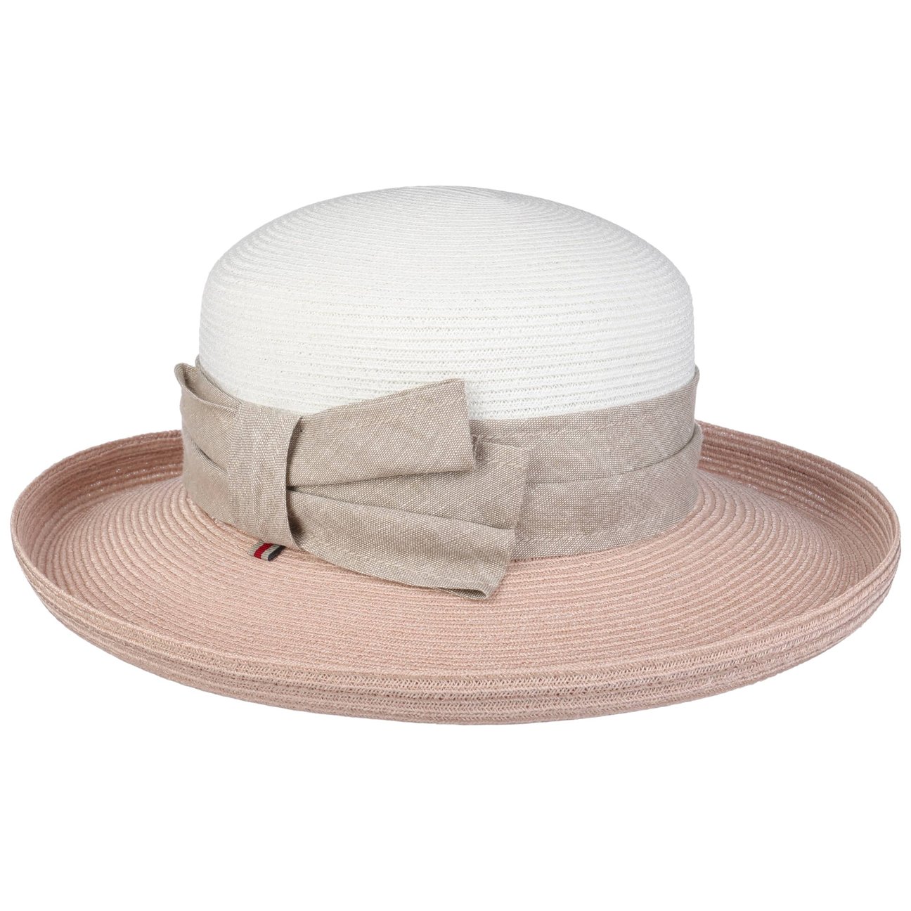 Bedacht Women's White Twotone ´S Hat With Uv Protection By