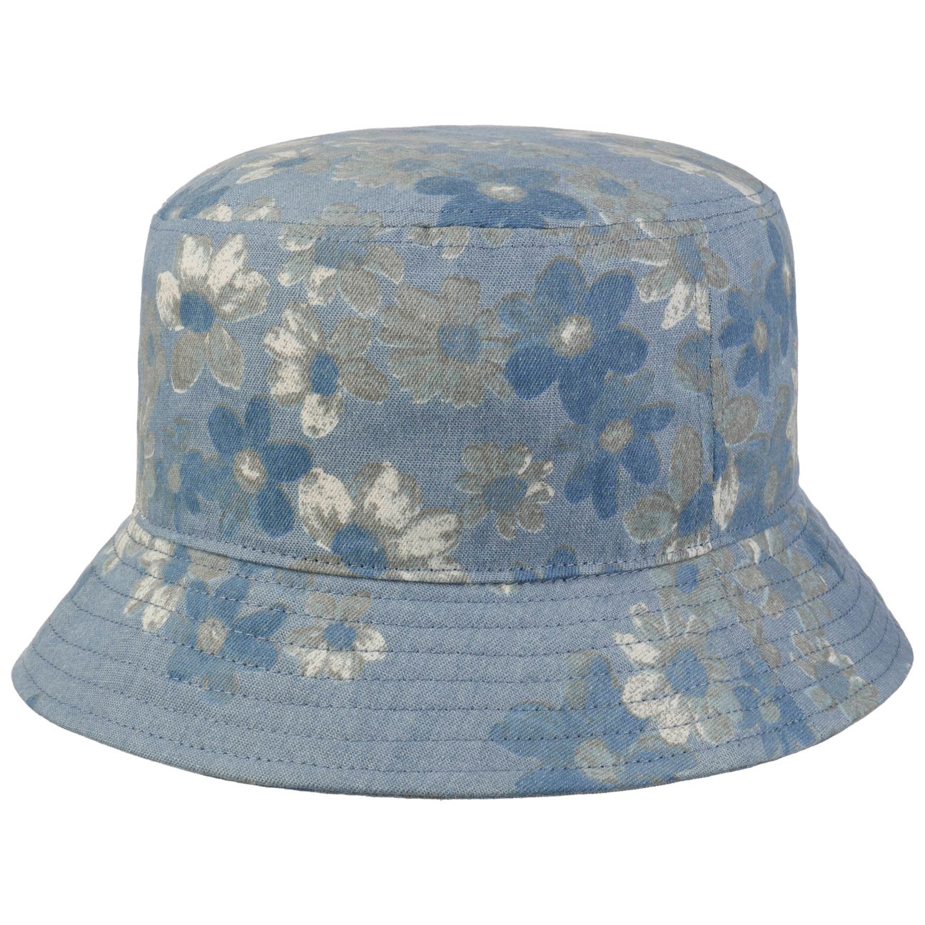 Lipodo Women's Blue Jeans Flower Bucket Hat By