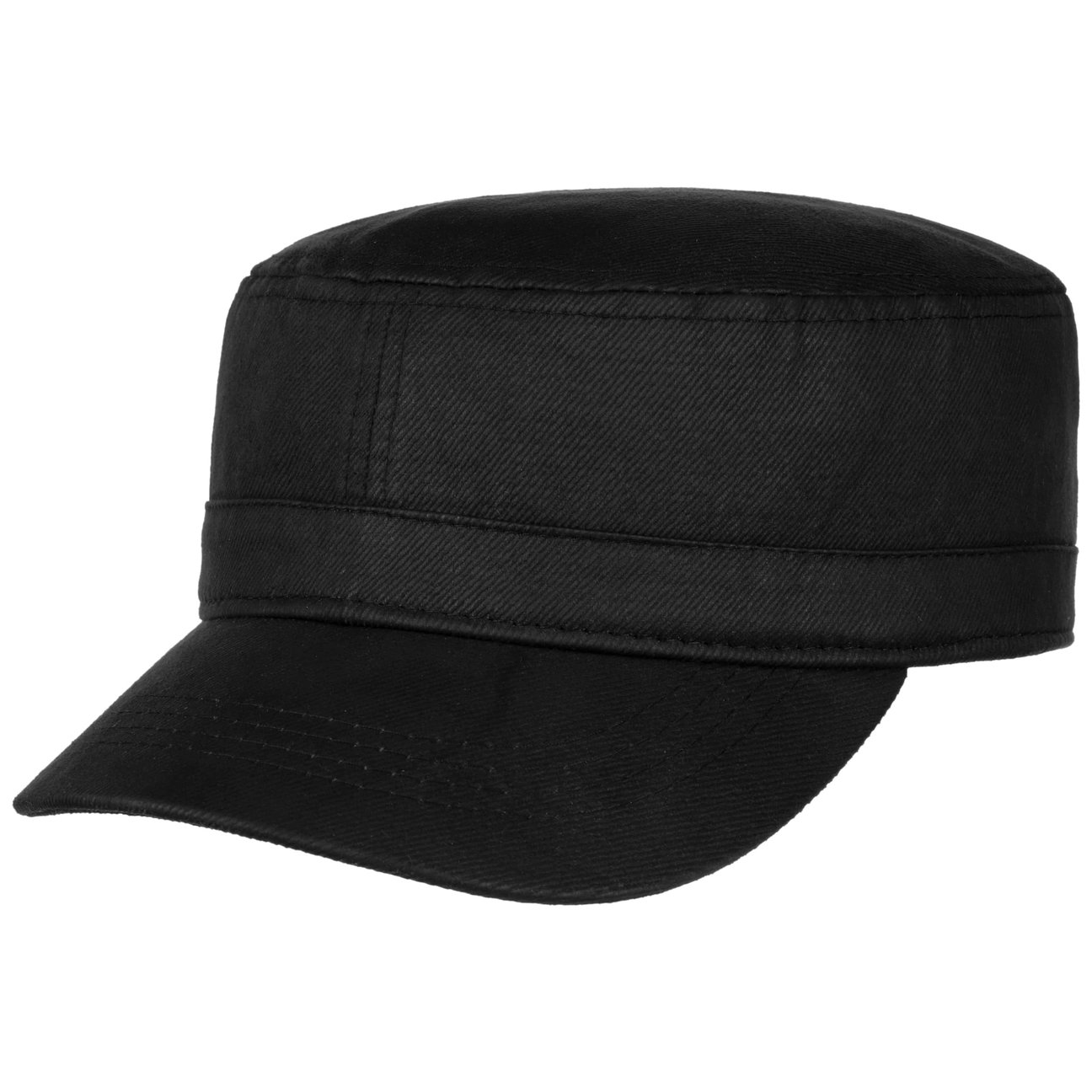 Lipodo Women's Black Classic Cotton Army Cap By