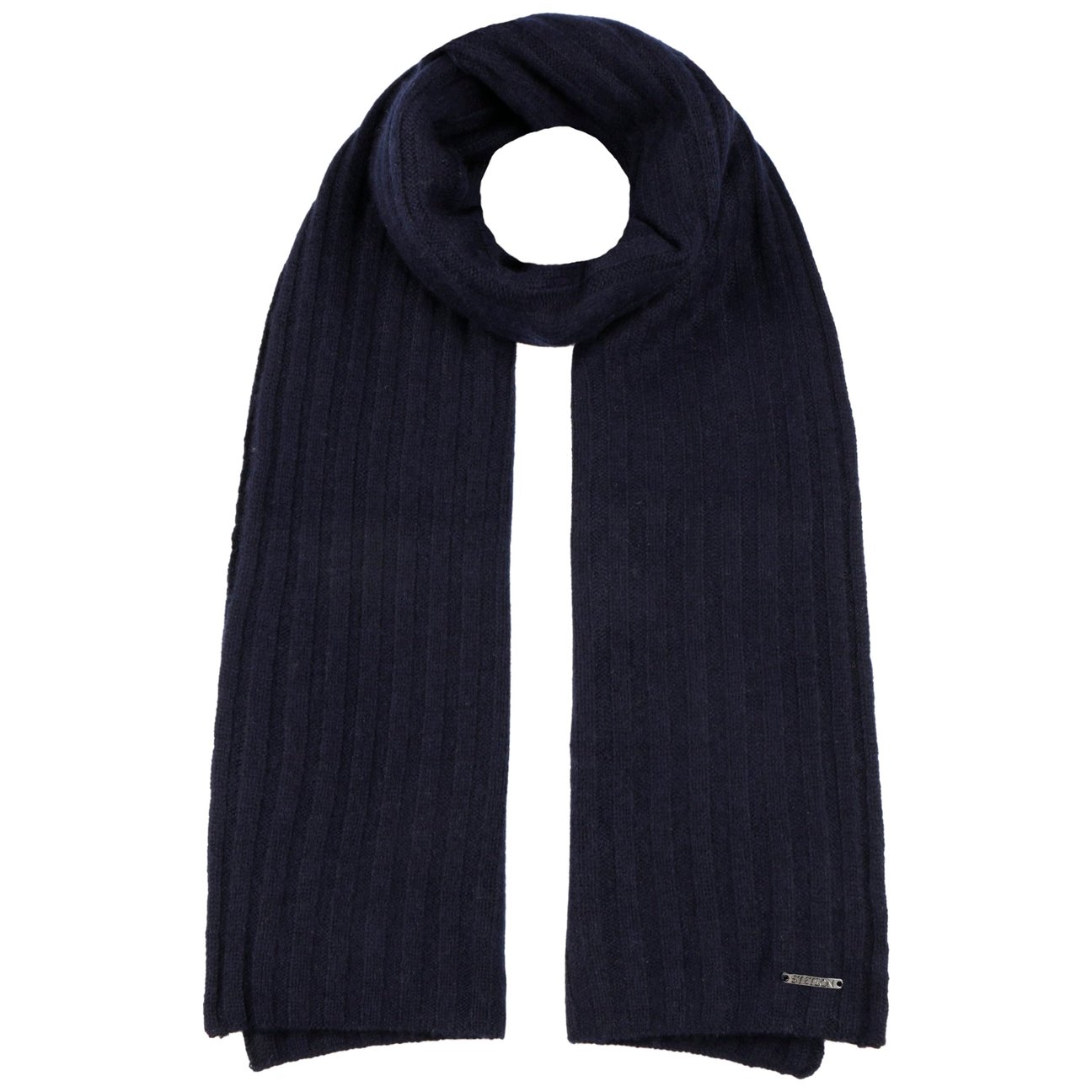 Stetson Women's Navy Sergnano Cashmere Scarf By