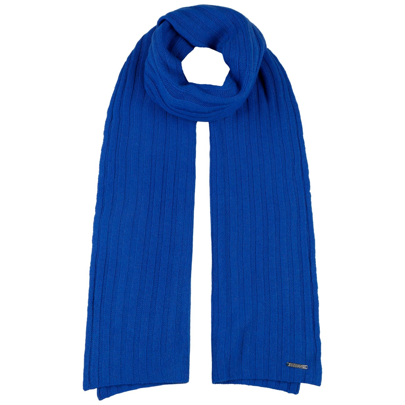 Stetson Women's Royal-Blue Sergnano Cashmere Scarf By