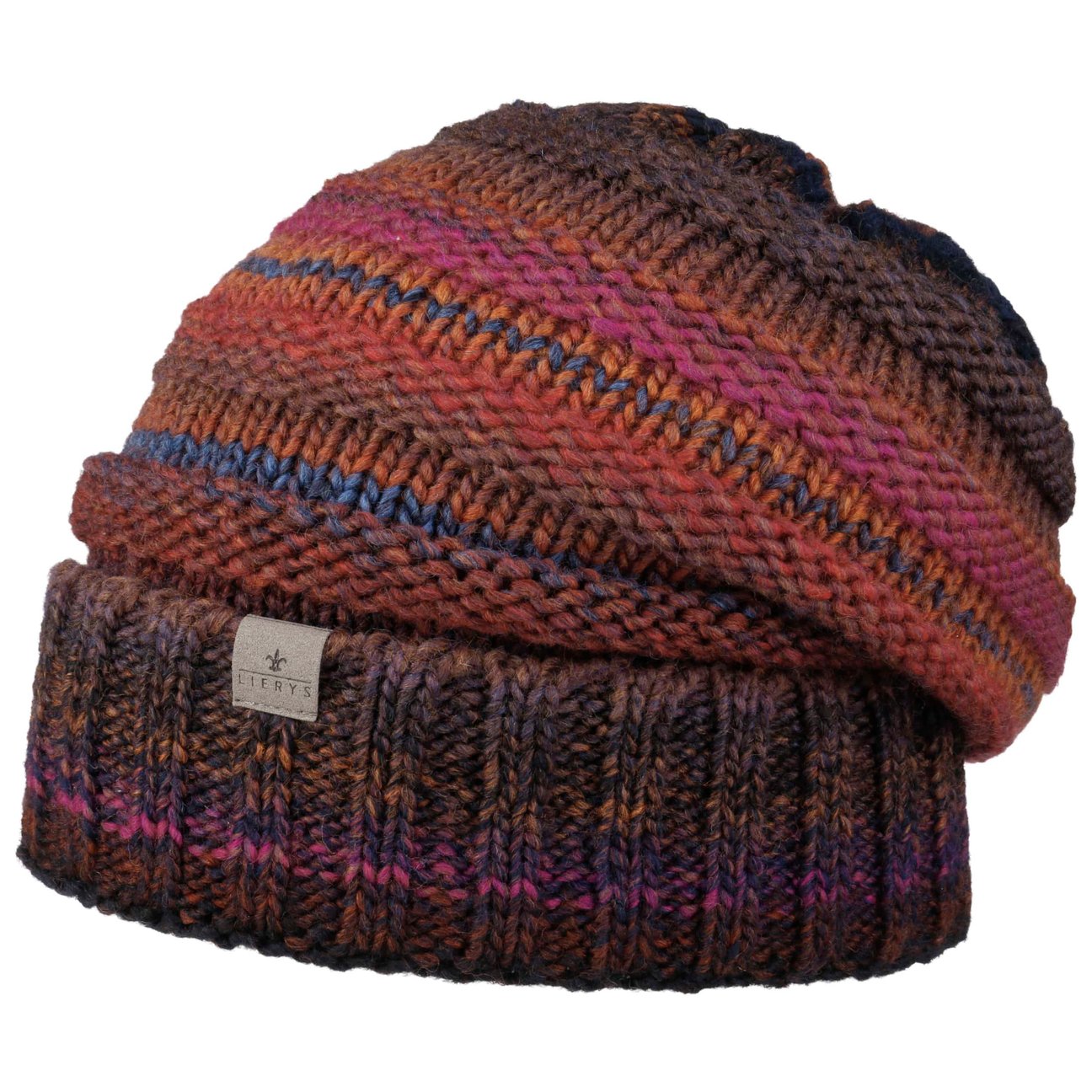 Lierys Women's Dark Brown Bernardo Beanie With Cuff And Fleece By