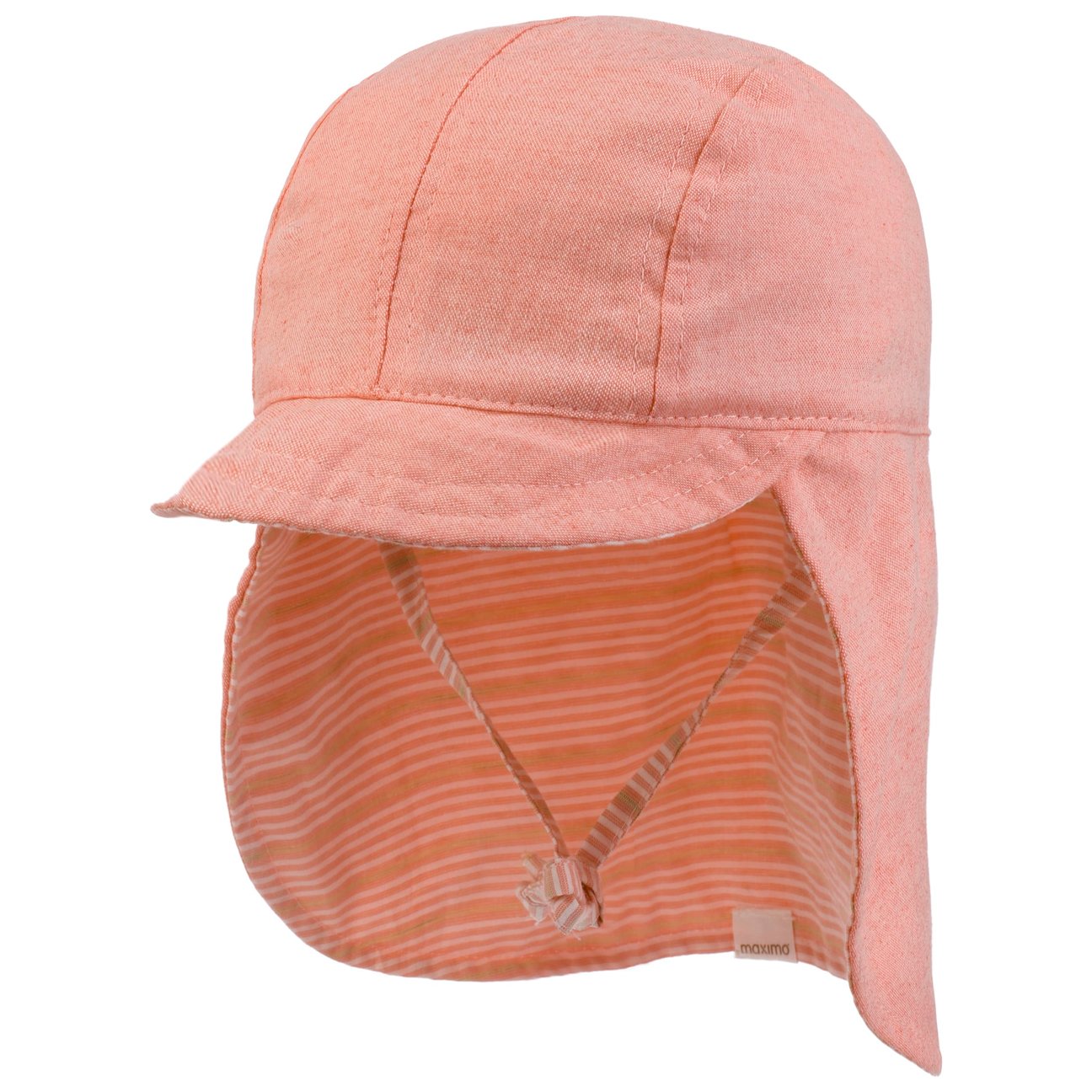 Maximo Rose-Mottled Tigo Kids Cap With Neck Protection By