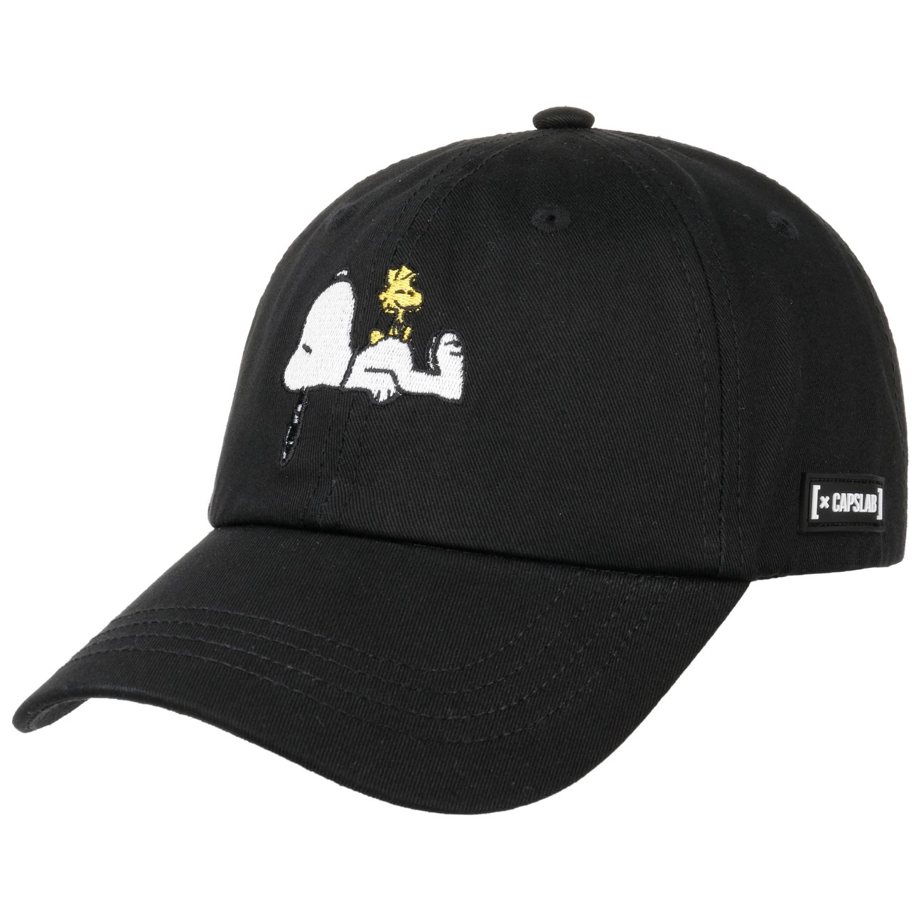 Capslab Women's Black Snoopy Classic Cap By