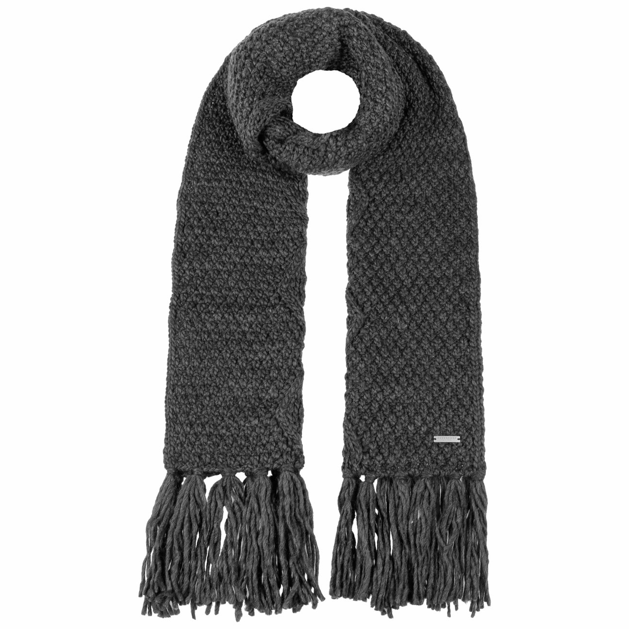 Seeberger Women's Anthracite Salvirola Knit Scarf By