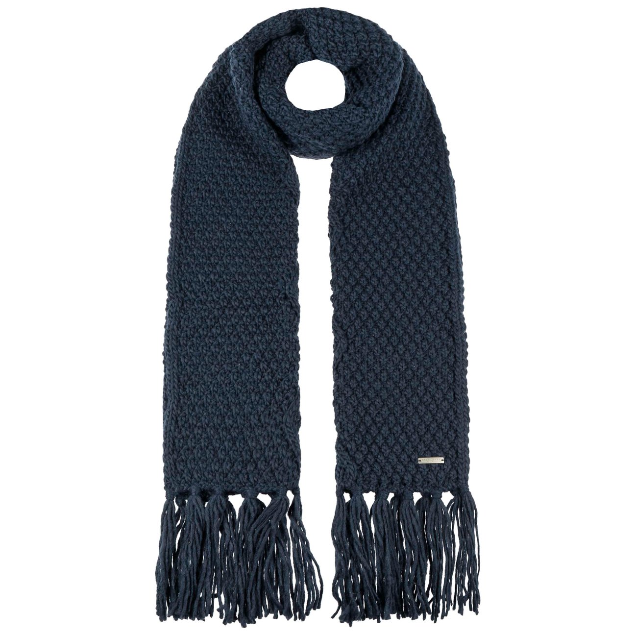 Seeberger Women's Navy Salvirola Knit Scarf By