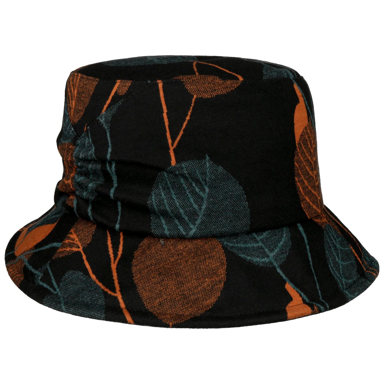 Seeberger Women's Petrol Blue Pioltella Bucket Cloth Hat By