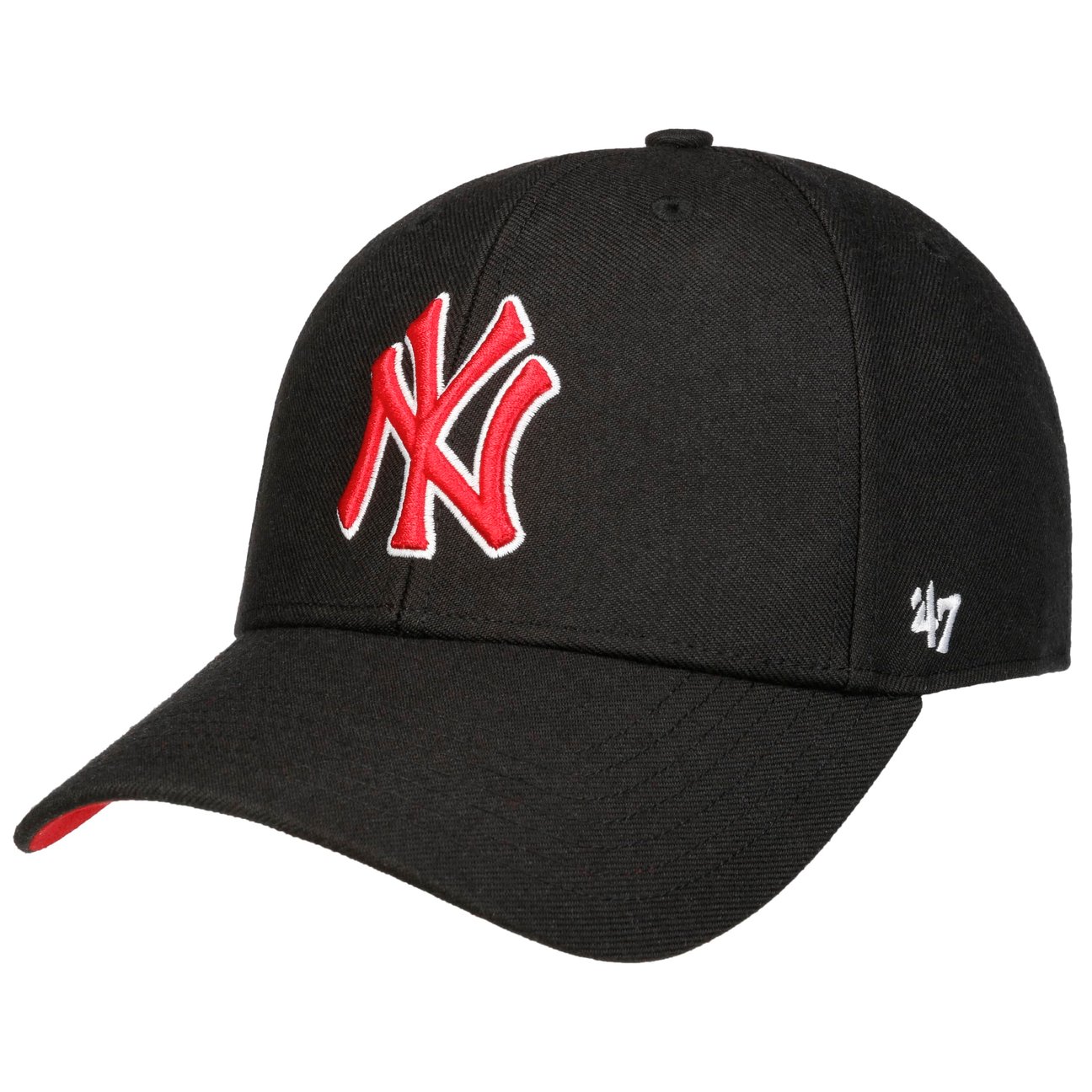 47 Brand Men's Black Mlb Yankees Sure Shot Mvp Cap By