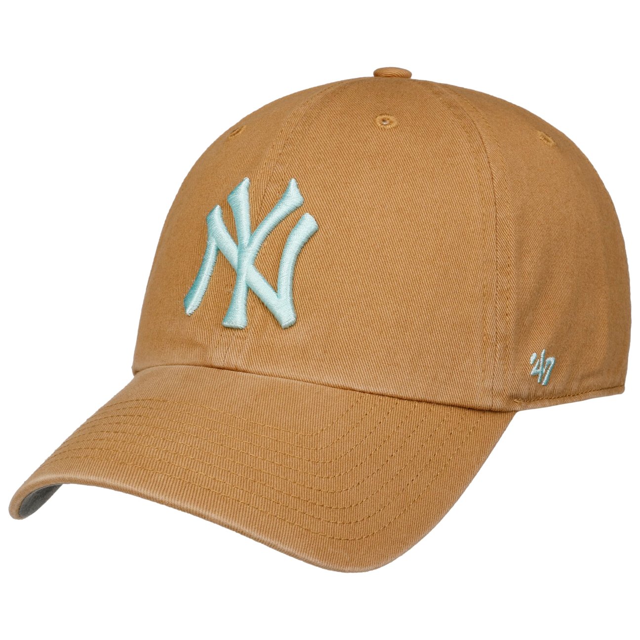 47 Brand Men's Camel Mlb Yankees Double Under Cap By