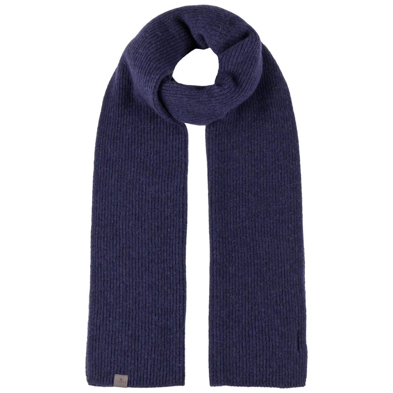 Lierys Women's Navy Uni Merino Knit Scarf By