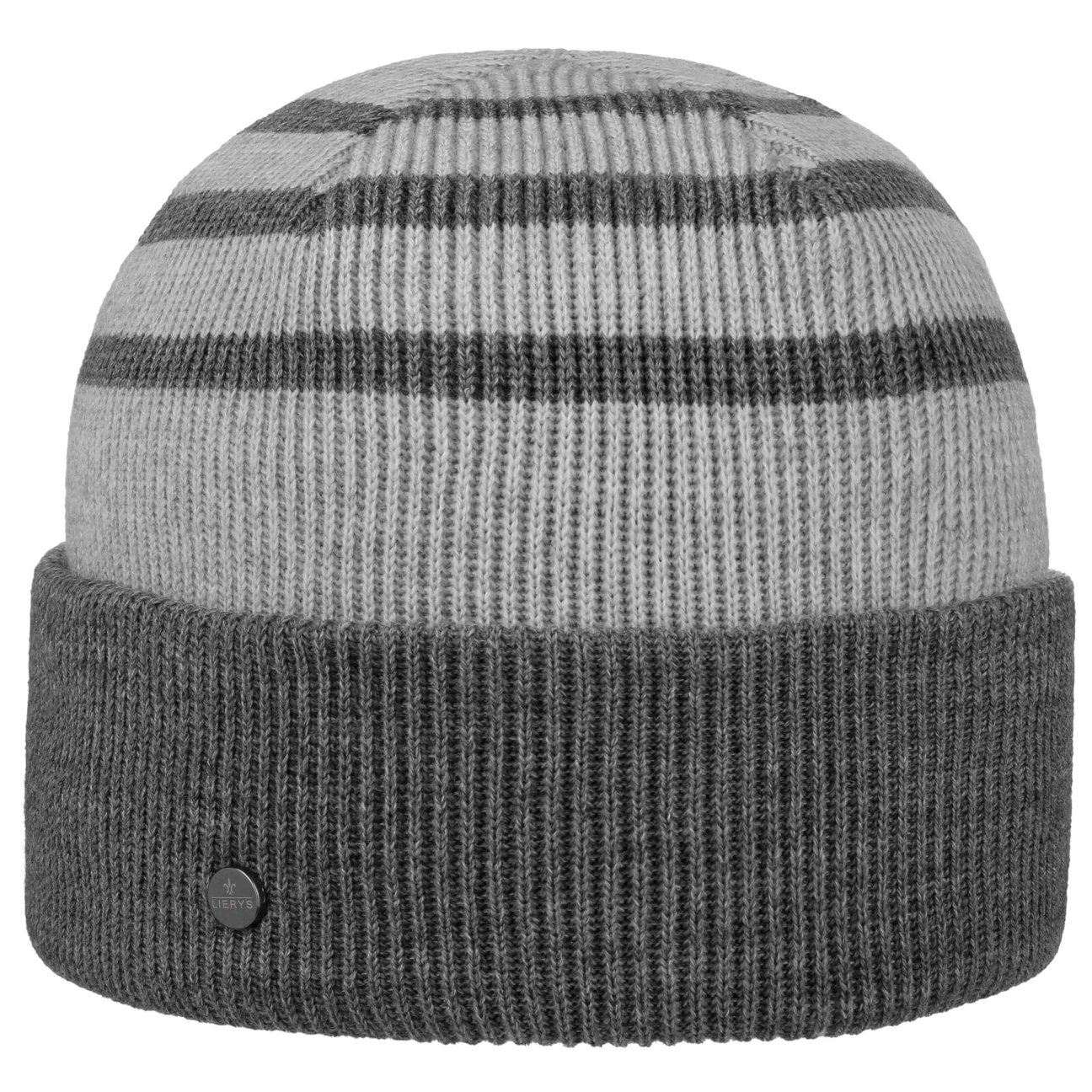 Lierys Women's Grey Trofors Beanie Hat With Cuff By