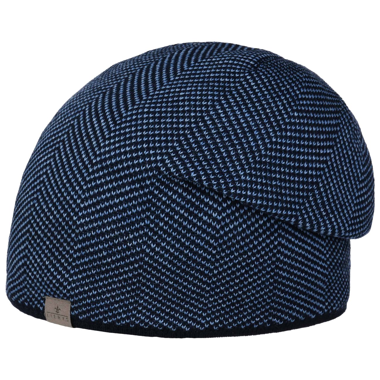 Lierys Men's Blue Ivarrud Knit Beanie Hat By